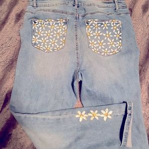 Up cycled festival jeans
